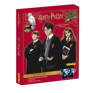 Jeu de cartes Panini Harry Potter Manuel du sorcier Coffret 16 pochett... pas cher