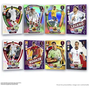 Comparateur de prix : Jeu de cartes Panini World Cup 2022 TCG Blister 7 pochettes