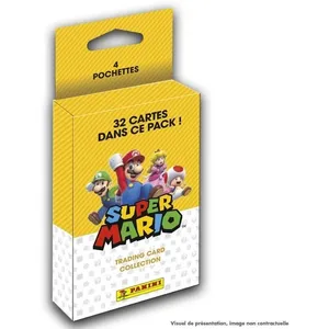PANINI - Super Mario Trading Cards - Blister De 4 Pochettes pas cher