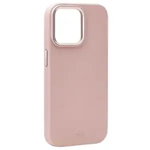 Coque en silicone MagSafe Puro iPhone 15 Pro Rose pas cher