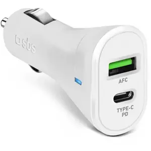 Sbs Mobile Chargeur De Voiture Usb 2.1/ Usb C pas cher