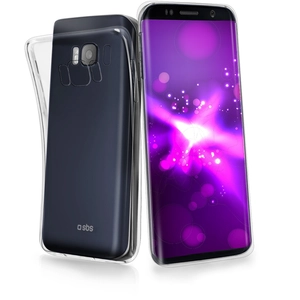 SBS Backcover pour Galaxy S8+ - Transparent pas cher