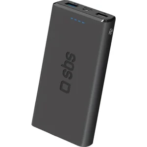 SBS Fast Charge Dual USB Powerbank 10.000 mAh - Zwart pas cher