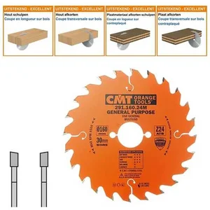 CMT 291.160.24M - Sierra circular 160x2.6x30 z=24 atb 15 grados pas cher