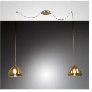 Fabas Luce, Suspension, Suspension Glow E27 3500x7000mm laiton (E27, 3500 lm) pas cher