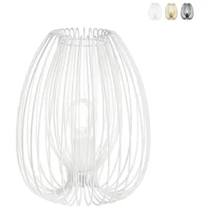 Fabas Luce, Lampe de table, Lampe de table Camp blanc (E27) pas cher