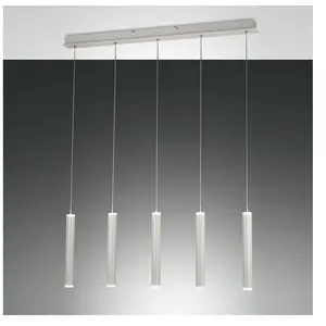 Comparateur de prix : Suspension simple Prado blanche de Fabas Luce - LED 6,5 W dimmable, de...