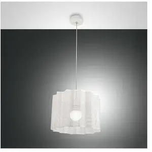 Fabas Luce, Suspension, Suspension Glicine E27 Ø400mm Blanc (E27) pas cher