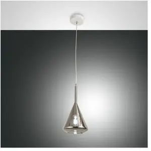 Fabas Luce, Suspension, Suspension Tris E27 Ø200mm Gris (E27) pas cher