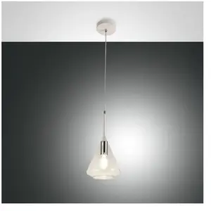 Fabas Luce, Suspension, Suspension Tris E27 Ø200mm Transparent (E27) pas cher