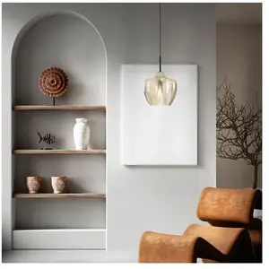 Fabas Luce, Suspension, 372240167Lampe suspendue Gallura couleur champagne (E27) pas cher