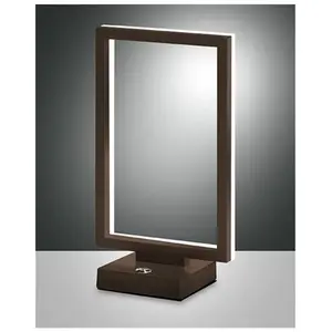 Lampe de table LED BARD 15W corten 3394-30-361 Fabas Luce pas cher