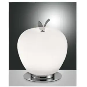 Fabas Luce Wendy Tischleuchte, Led, Apfel, Weiss (3762-30-138) pas cher