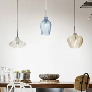 Fabas Luce, Suspension, 372548363Pendelle Olbia ambre,bleu azur,champa... pas cher