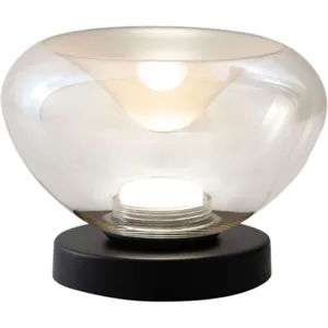 Lampe de table Brena - Cognac Fabas Luce - LED 11W dimmable tactile - ... pas cher