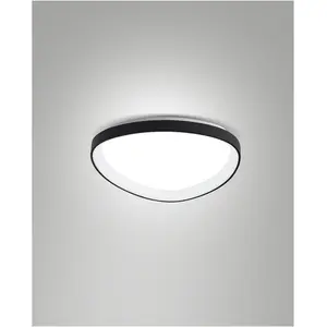 Fabas Luce, Applique + plafonnier, Fabas LED-Deckenanbauleuchte Quirk ... pas cher