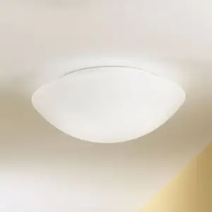 Fabas Luce, Applique + plafonnier, Lampe en verre Pandora 40W AGL ws IP20 E27 Ø200x75mm (E27) pas cher