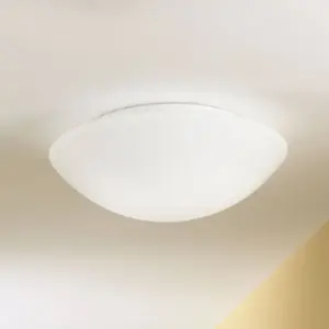 Fabas Luce, Applique + plafonnier, Lampe en verre Pandora 60W AGL IP20 E27 Ø300x100mm (E27) pas cher