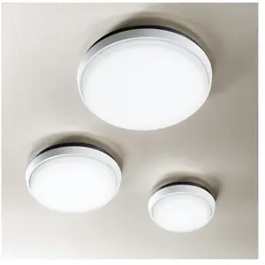 Fabas Luce, Applique + plafonnier, blanc Plafonnier à LED IP54 3000K D... pas cher