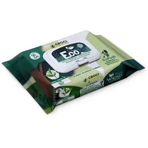 Croci Lingettes écologiques Au Thé Vert Et à La Chlorhexidine pas cher