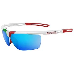 Lunettes de Soleil - SALICE - 019 ITA - Blanc - Verres Bleus - Catégorie 4 pas cher