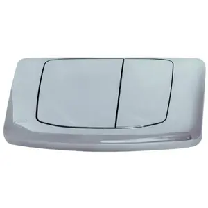 VALSIR Plaque de commande wc encastré angel rios 2 double volume, chromée brillant pas cher