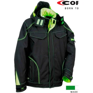 Veste softshell Tecka noir citron vert Cofra taille 56 pas cher