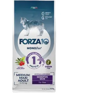Forza 10 Mono Diet Medium & Large Sensitive Skin poisson pour chien - 10 kg pas cher