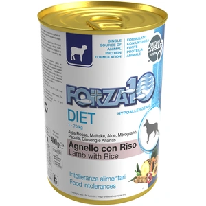 Forza 10 Diet Low Grain 6 x 400 g pour chien - agneau, riz pas cher