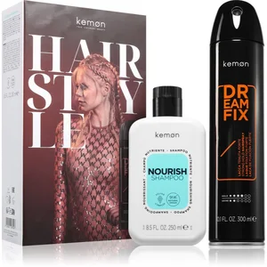 Kemon, Set cadeau beauté, Nourish Dreamfix Bundle pour nutrition intense et fixation flexible pas cher