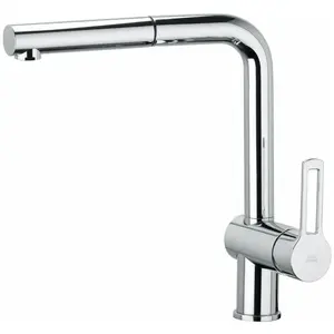 Mitigeur d'évier de cuisine avec douche coulissante Paffoni Ringo RIN185CR Chromé - ringo pas cher