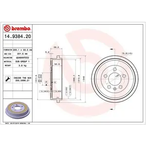 Comparateur de prix : Brembo Remtrommel