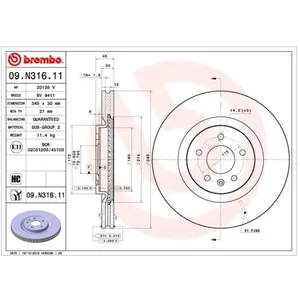 Comparateur de prix : Remschijf 09N31611 Brembo