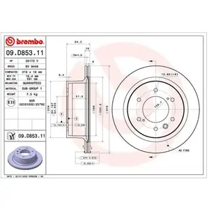 Comparateur de prix : Remschijf 09D85311 Brembo