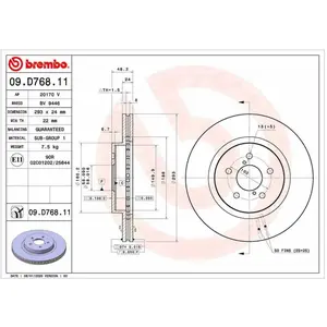 Remschijf 09D76811 Brembo pas cher