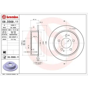 Remschijf 08D56811 Brembo pas cher