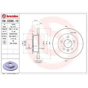 Brembo Remschijf voor pas cher