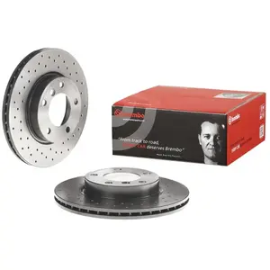 2 disques de frein brembo xtra vernis uv 09.5390.3x