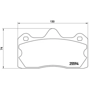 Brembo Remblokken set pas cher