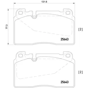 Brembo Remblokken set pas cher