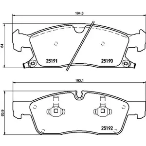 Brembo Remblokken set pas cher
