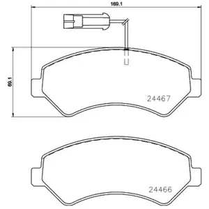 Brembo Remblokken set pas cher
