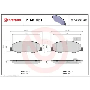 Brembo Remblokken set pas cher