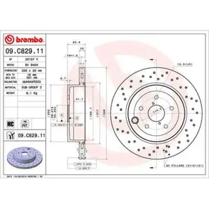 Comparateur de prix : Remschijf 09C82911 Brembo