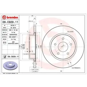 Comparateur de prix : Remschijf 09C92911 Brembo