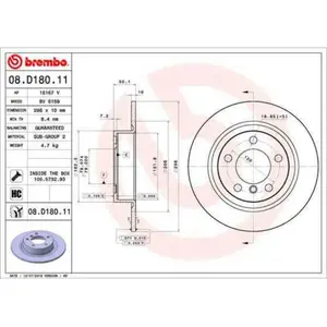 Remschijf 08D18011 Brembo pas cher
