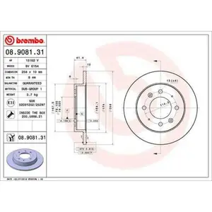 Remschijf 08908131 Brembo pas cher