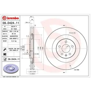 Comparateur de prix : Remschijf 09D42411 Brembo