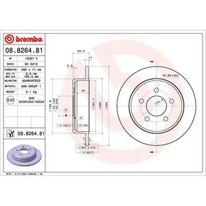 Remschijf 08826481 Brembo pas cher
