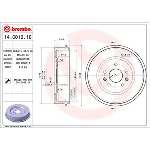 Comparateur de prix : Brembo Remtrommel